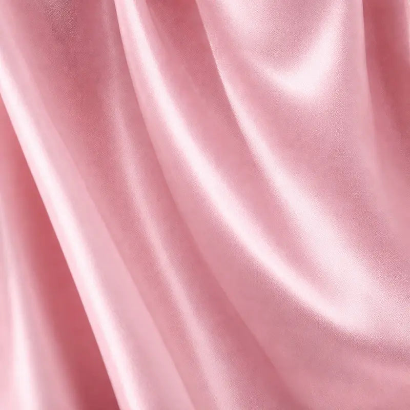 Pyjama Satin Femme Rose