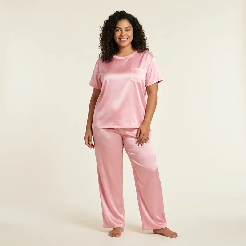 Pyjama Satin Femme Style Parisien Chic