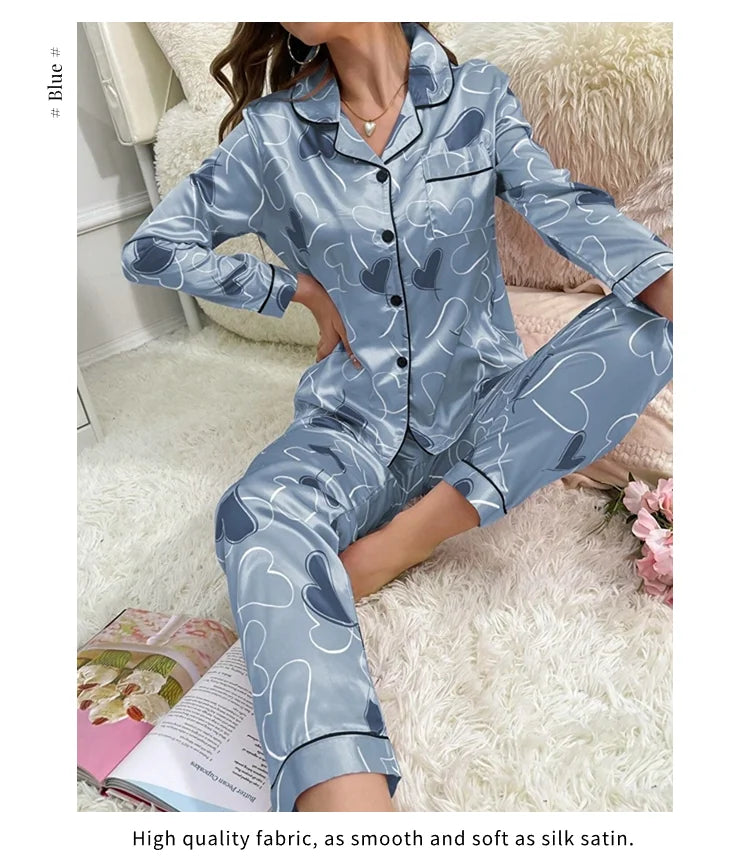 Pyjama Femme Satin Chaud