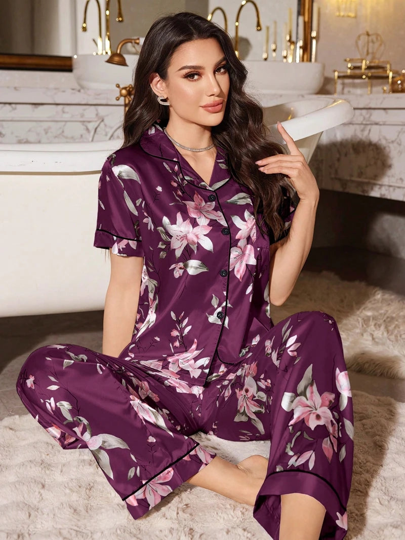 Pyjama Satin Femme Douceur Extrême