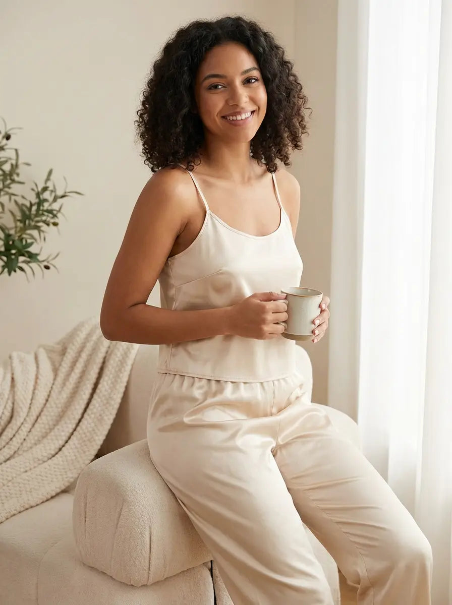 Pyjama Satin Femme Pour Se Sentir Belle La Nuit