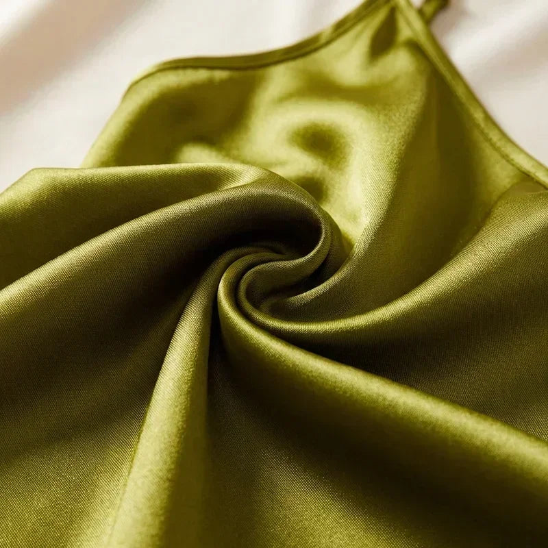 Pyjama Satin Sexy Femme Pour réveillon Glamour