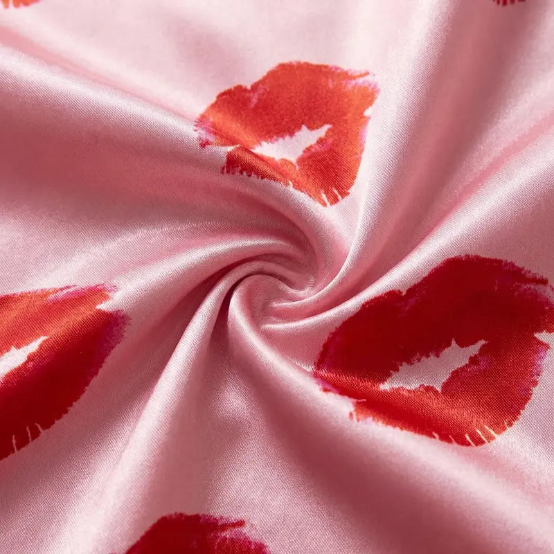 Pyjama Satin Sexy Femme Pour Cadeau Sensuel