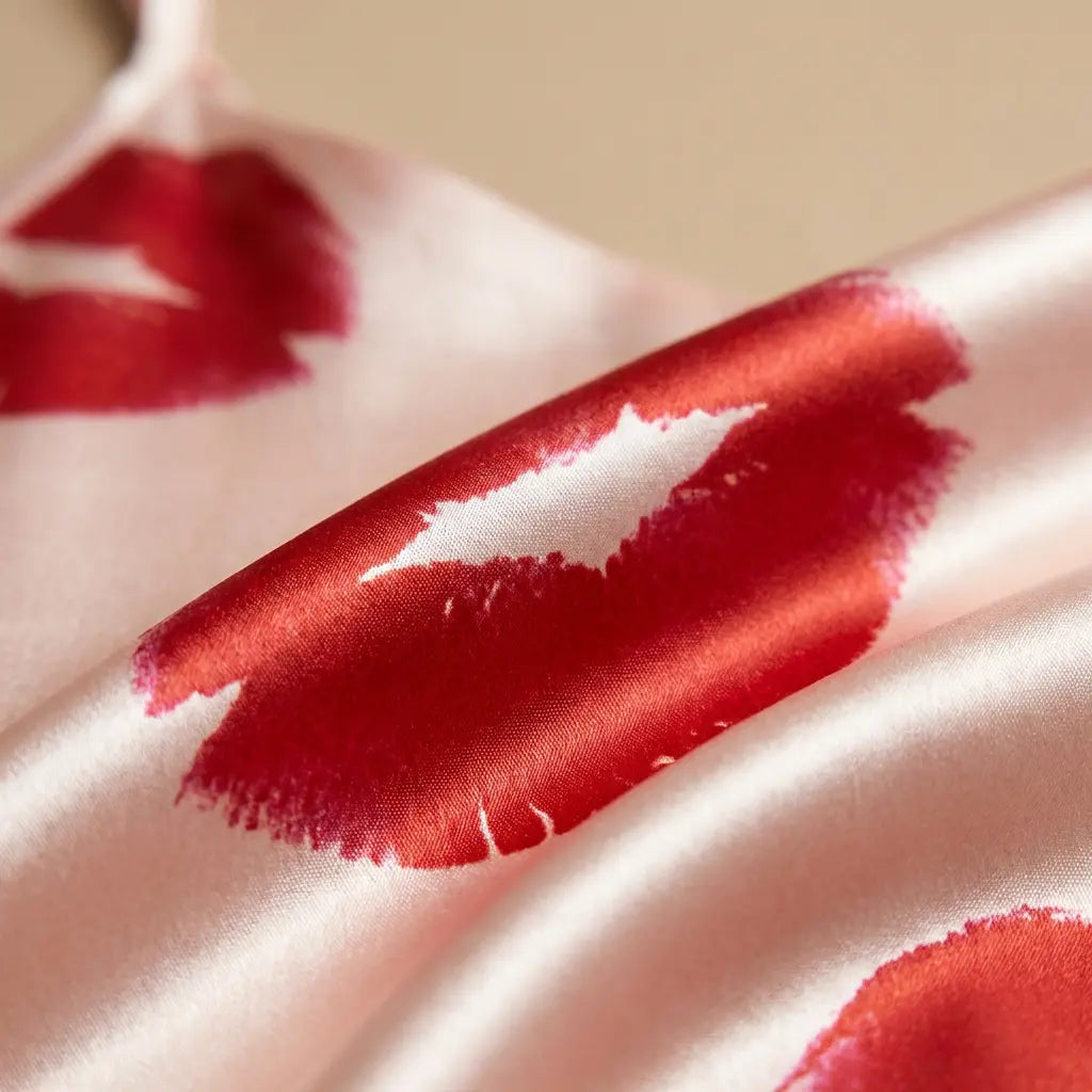 Pyjama Satin Femme Pour La Saint-Valentin
