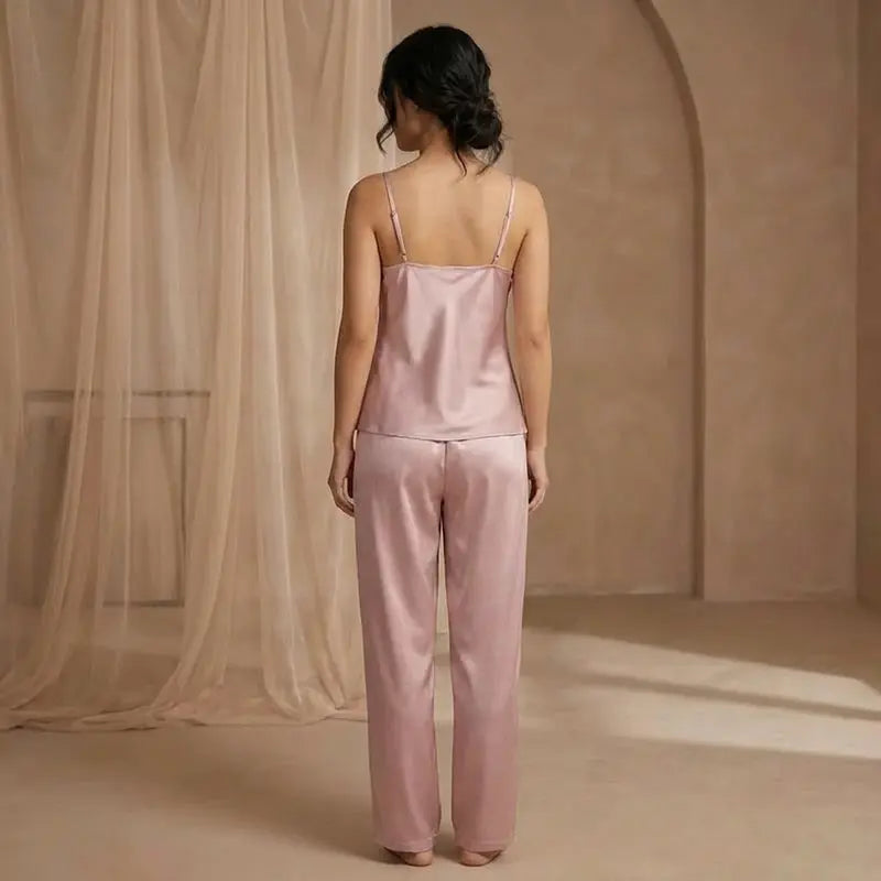 Pyjama Femme en Satin de Soie