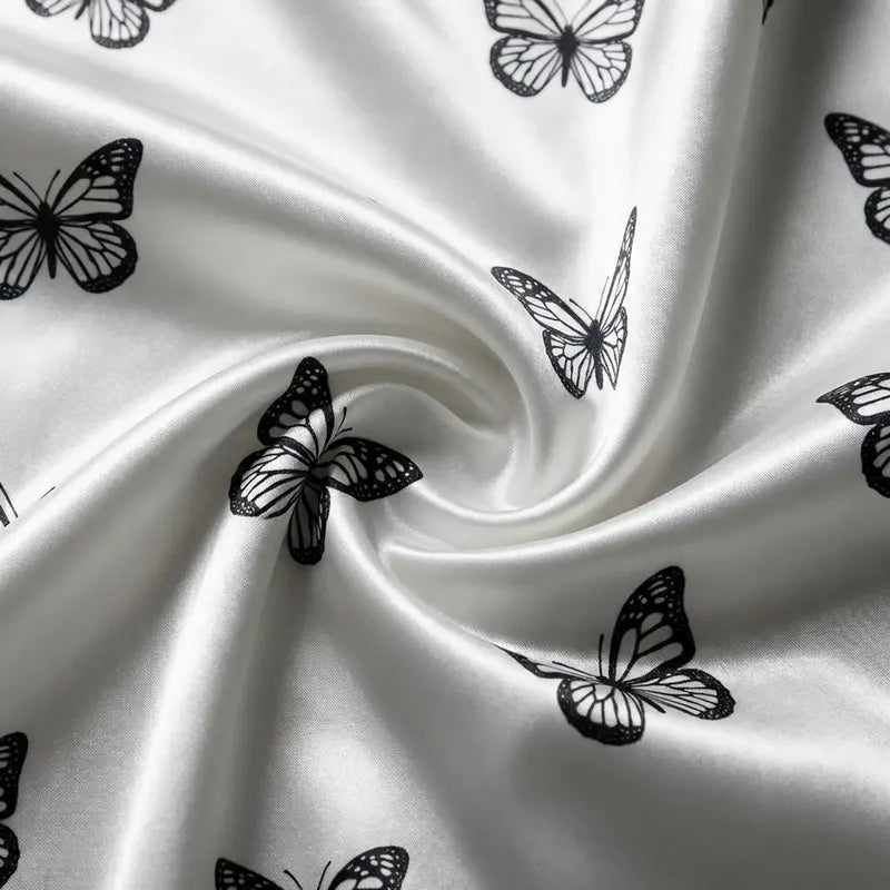 Pyjama Satin Sexy Femme Satin Fluide et léger